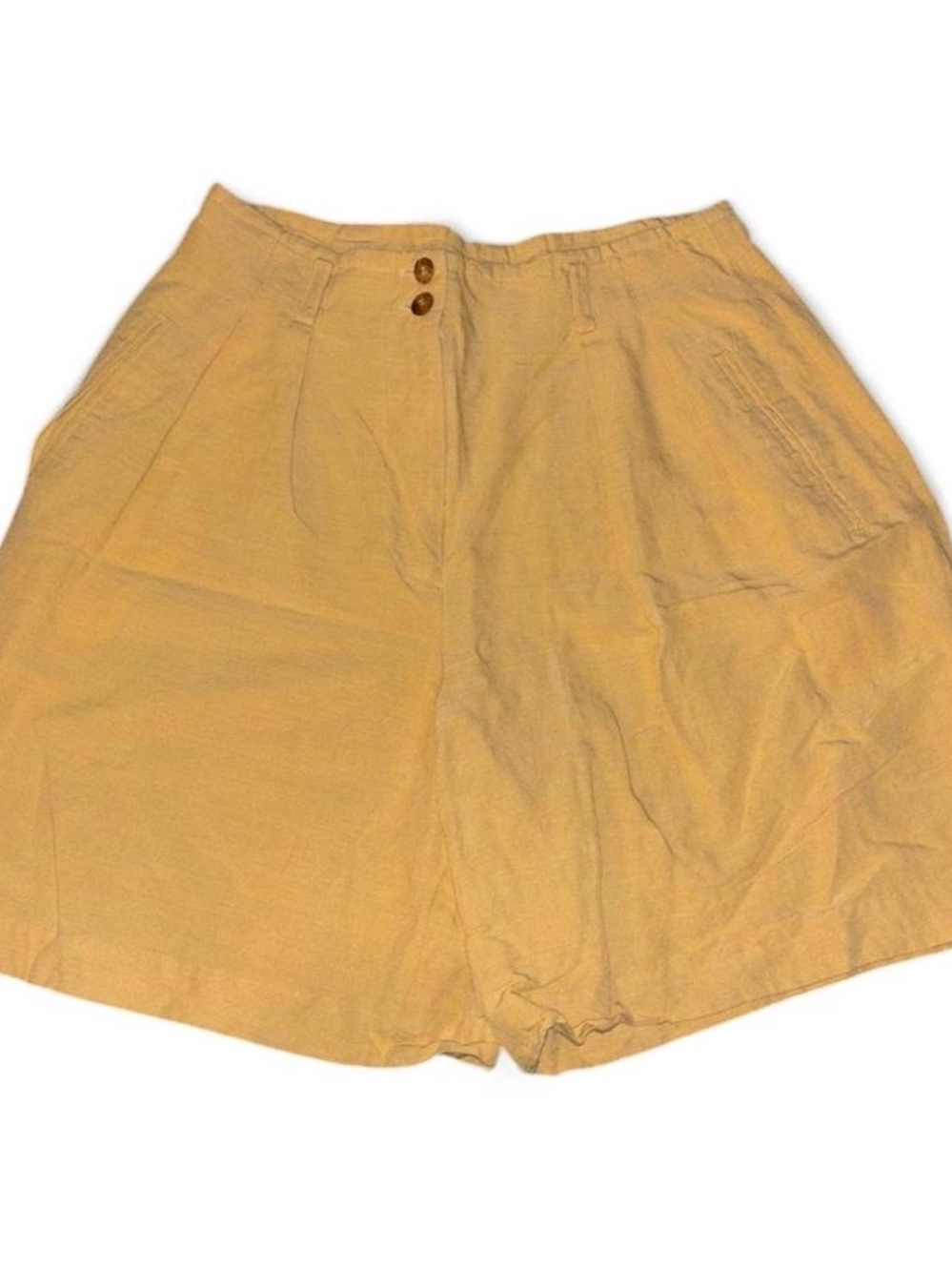 The Limited High-Waist Mustard Yellow Shorts